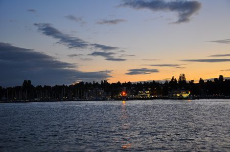 Der Konstanzer Hafen naht (Foto: Martin Dühning)