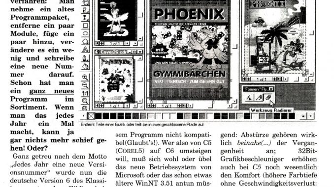 Technischer Wandel bei der Schülerzeitung: In den 1990er Jahren setzte sich DTP-Software für die Layoutarbeit durch.