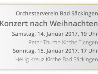 Niarts Miniplakat zum Orchesterkonzert nach Weihnachten