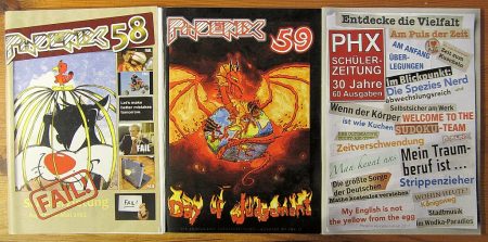 Die Phoenixen Nr. 58, 59, und Nr. 60 im 30. Jubiläumsjahr (Foto: Martin Dühning)