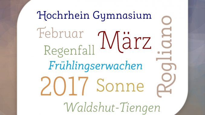 Wortesalat in der Schriftart "Rogliano" (Grafik: Martin Dühning)