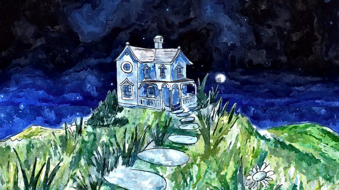 Die Villa Mondia bei Nacht Die Villa Mondia bei Nacht