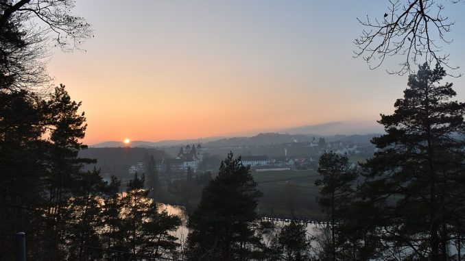 Dämmerung am 1. Januar 2017 (Foto: Martin Dühning)