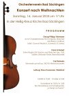 Plakat zum Orchesterkonzert nach Weihnachten 2018 (Quelle: Klaus Kunzmann)