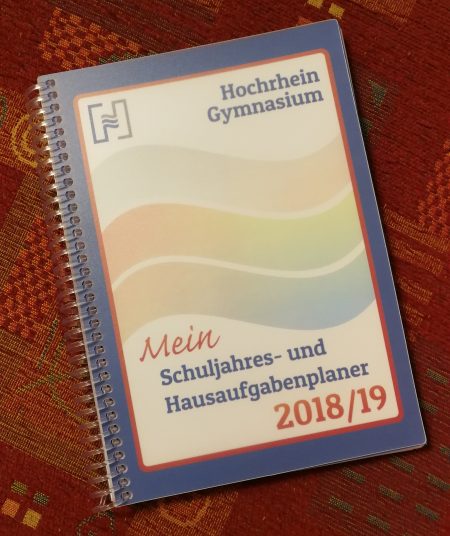 Schuljahresplaner 2018/2019 (Cover: Martin Dühning)
