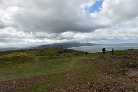 Gipfel des Great Orme bei schwerem Wetter (Foto: Martin Dühning)