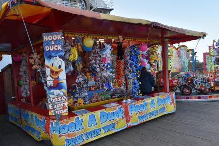 Spielzeugstand in Llandudno (Foto: Martin Dühning)