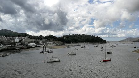 Hafen von Conwy bei der Mündung des Conwy Rivers (Foto: Martin Dühning)