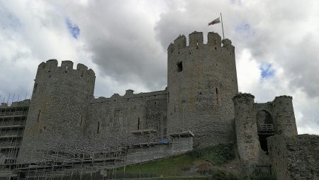 Festungsmauern von Conwy Castle (Foto: Martin Dühning)