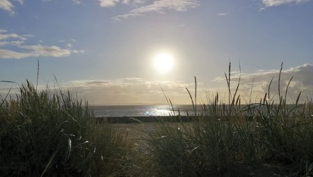 Sommerabend am Südstrand von Llandudno (Foto: Martin Dühning)