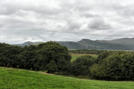 Walisische Landschaft bei Porthmadog (Foto: Martin Dühning).