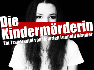 Plakat zur Inszenierung "Die Kindermörderin" am Hochrhein-Gymnasium 2019