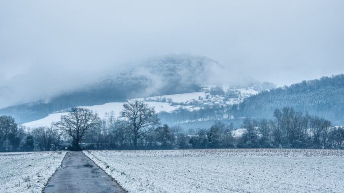 Der Neujahrstag in Lauchringen, 2021 (Foto: Martin Dühning)