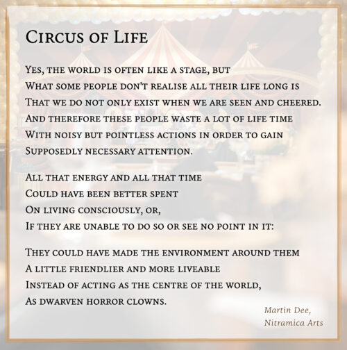 Circus of Life - Visual Poem (Text: Martin Duehning)