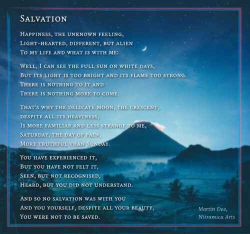 Salvation - Visual Poem by Martin A. Duehning