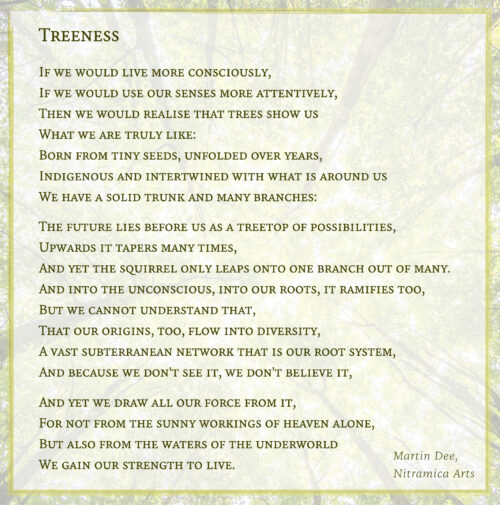 Treeness - Visual Poem (Text: Martin Duehning)