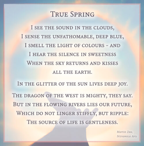 True Spring - Poem (Text: Martin Duehning)