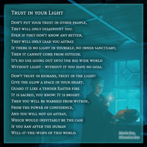 Trust in your Light (Text: Martin Duehning)