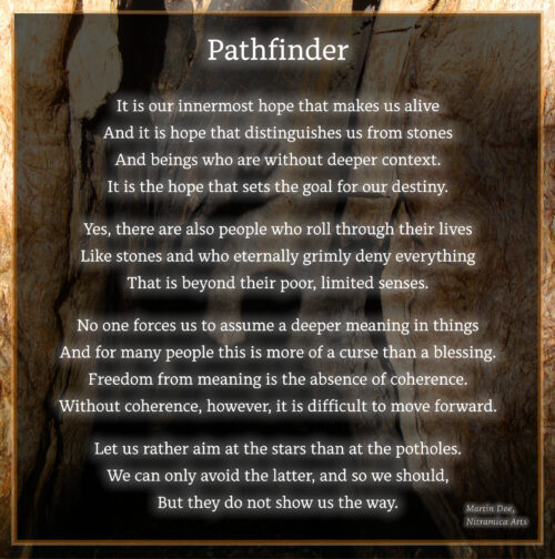 Pathfinder - Poem (Text: Martin Dühning)