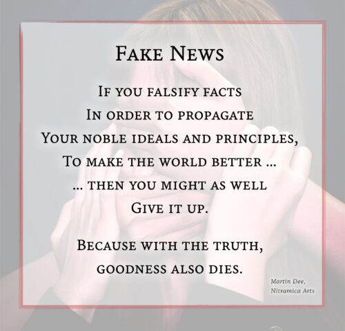 Fake News - Poem (Text: Martin Duehning)