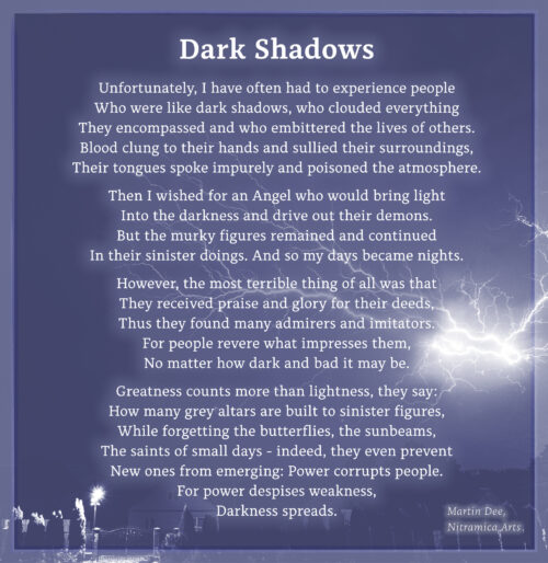 Dark Shadows (Text: Martin Duehning)