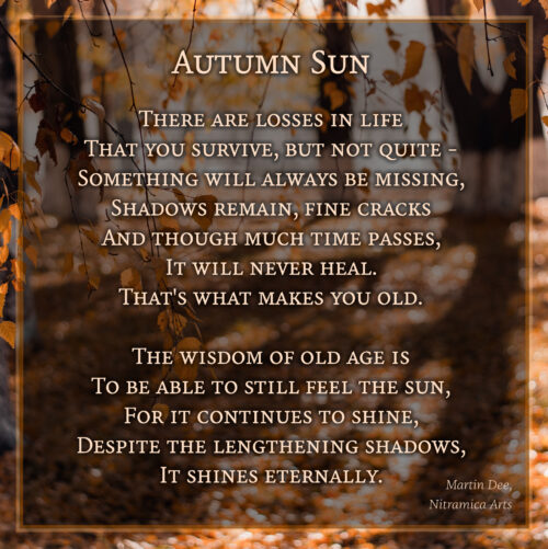 Autum Sun - Poem (Text: Martin Duehning)