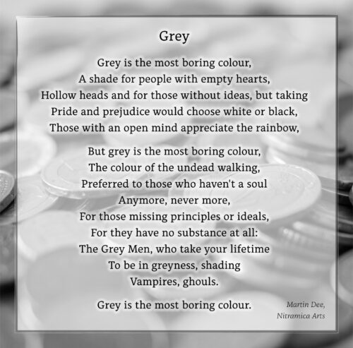 Grey - Poem (Text: Martin Duehning)