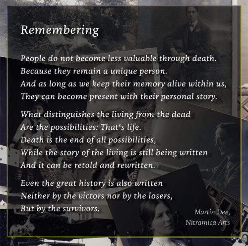 Remembering - Poem (Text: Martin Duehning)