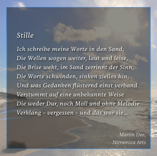 Stille - Gedicht von Martin Dühning