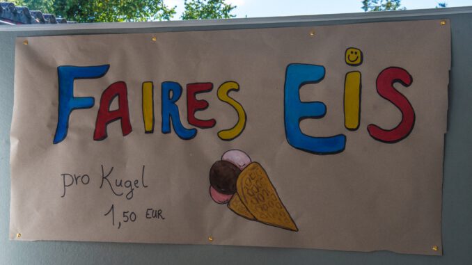 Faires Eis am HGWT (Grafik und Foto: Martin Dühning)