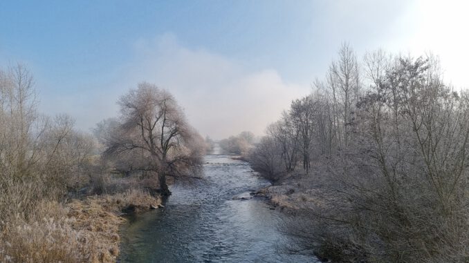 Winter an der Wutach im Februar (Foto: Martin Dühning)
