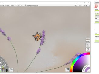 Schmetterling mit Artrage Vitae (Grafik: Martin Dühning)