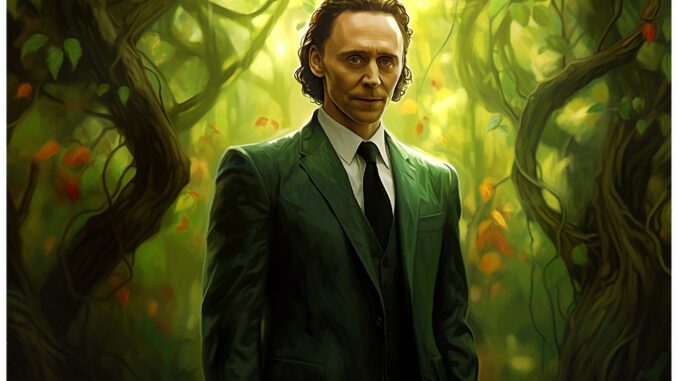 Tom Hiddleston als Loki (Grafik: Martin Dühning)