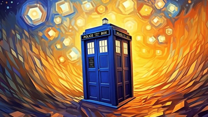 Die Tardis des 14. Doctors (Grafik: Martin Dühning)