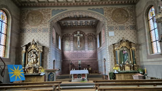 St. Andreas Oberlauchringen am Palmsonntag 2024 (Foto: Martin Dühning)