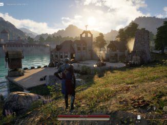 Astraeas mondäne Ufervilla am See von Lavedan nach dem großen Reset der Welt von Pax Dei (Screenshot)