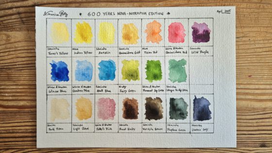 Die Nitramica Arts Jubiläums-Farbpalette 2025