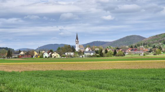 Panorama von Grießen, Klettgau, am Palmsonntag 2025 (Foto: Martin Dühning)