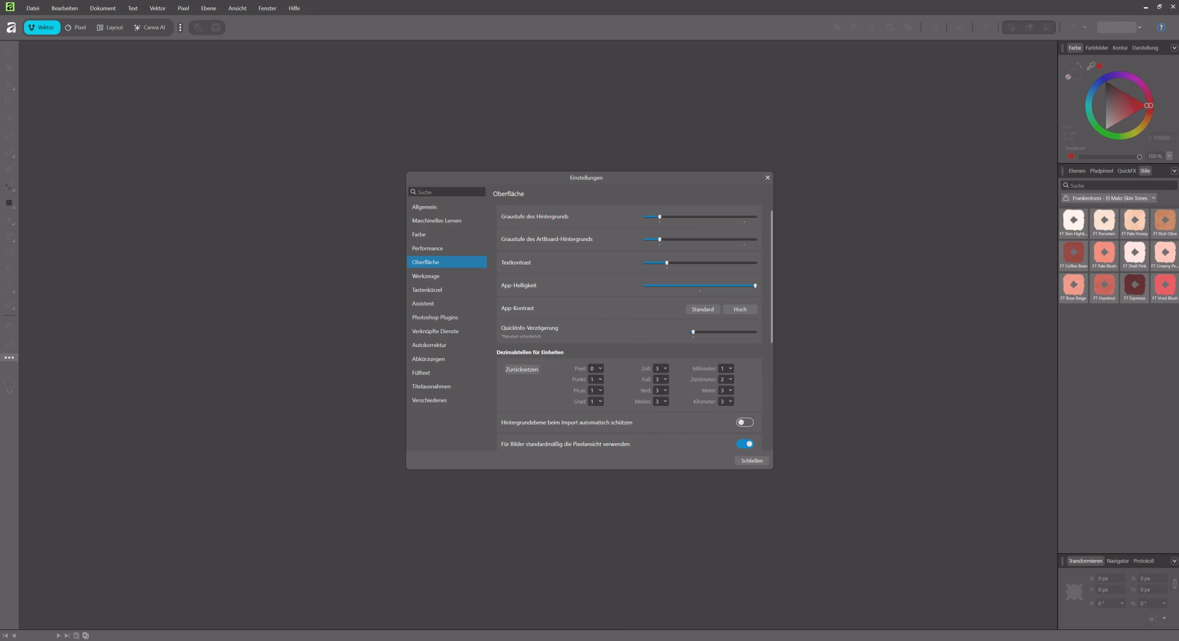 Affinity 3: Hässlich ergraut!