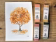 Ein generischer Herbstbaum, gemalt mit den sommerlichen Sonderfarben von Schmincke der Signature Edition 2026 (Foto: Martin Dühning)