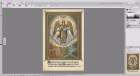 Affinity 3: Lichtere Zeiten Die Grafik eines Regen-Engels im Beuroner Stil in Affinity 3 (Screenshot)