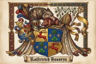 Wappen des ehemaligen Kaiserreichs Hausrya (Grafik: Martin Dühning, KI-bearbeitet)